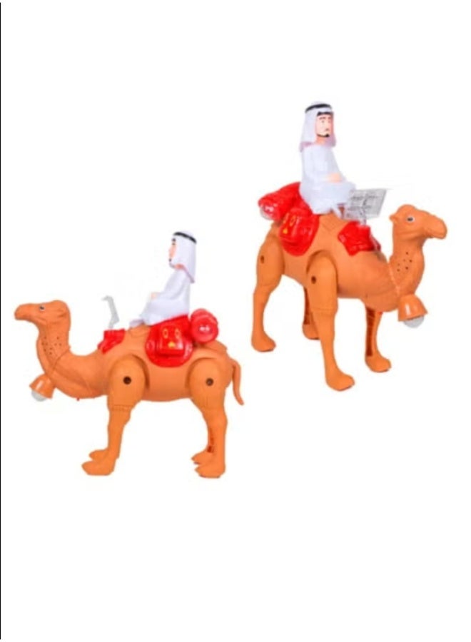 Walking Camel with Figure Lights and Music Song Animal Toys for Kids - Image 2