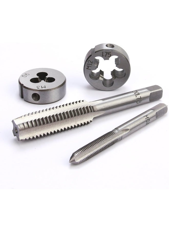 EFFICERE - Efficere 40-Piece Premium Tap And Die Set, Metric Screw Threads M3, M4, M5, M6, M7, M8, M10, M12, Both Coarse And Fine Types | Essential Threading Tool Kit With Complete Handles, Accessories And Case - Image 1