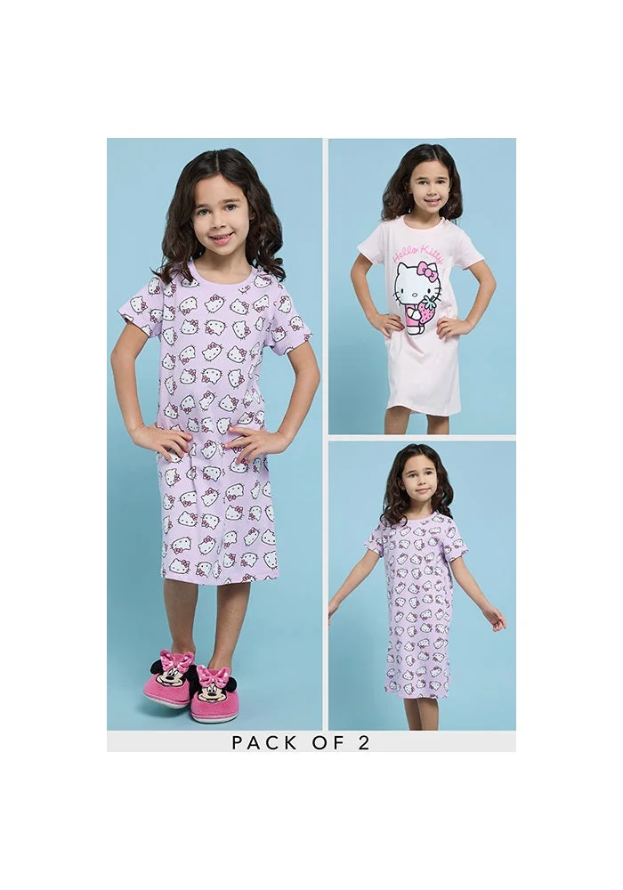 R&b 2 Pack Hello Kitty Nightdresses