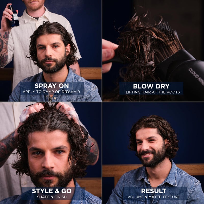 Murdock London Sea Salt Spray for Men â€“ Barber-Trusted Texturizing Mens Hair Sprays for Root Lift, Volume & Matte Finish â€“ Clean Label, Paraben-Free Sea Salt Spray for Hair (5.1 oz) - Image 4