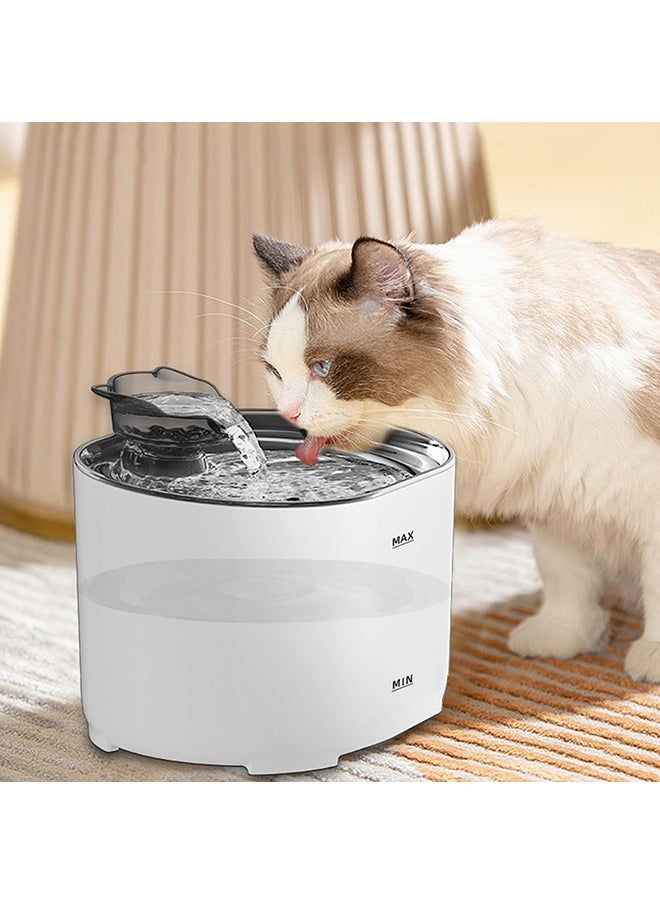 O Ozone O Ozone Pet Drinking Water Fountain, 2.2L Pet Fountain Water Bowl Dispenser with Filter,Automatic Pet Water Dispenser Drinking Bowl for Cats, Dogs  - Image 1
