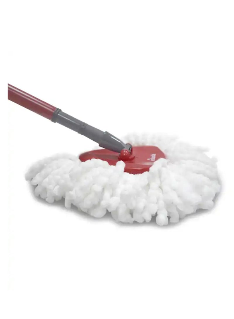 Zalcoon Spin Mop Replacement Stainless Steel (Telescopic) Handle - Mop Stick Compatible with Vileda Easy Wring/O cedar, 4-Section 30" to 58" Mop Handle Replacement Stick - Image 4