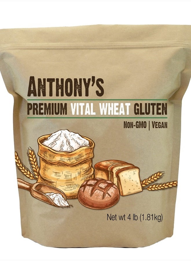 Anthony's Vital Wheat Gluten By Anthony's (1.8kg), High In Protein (1.8kg)  - Image 1