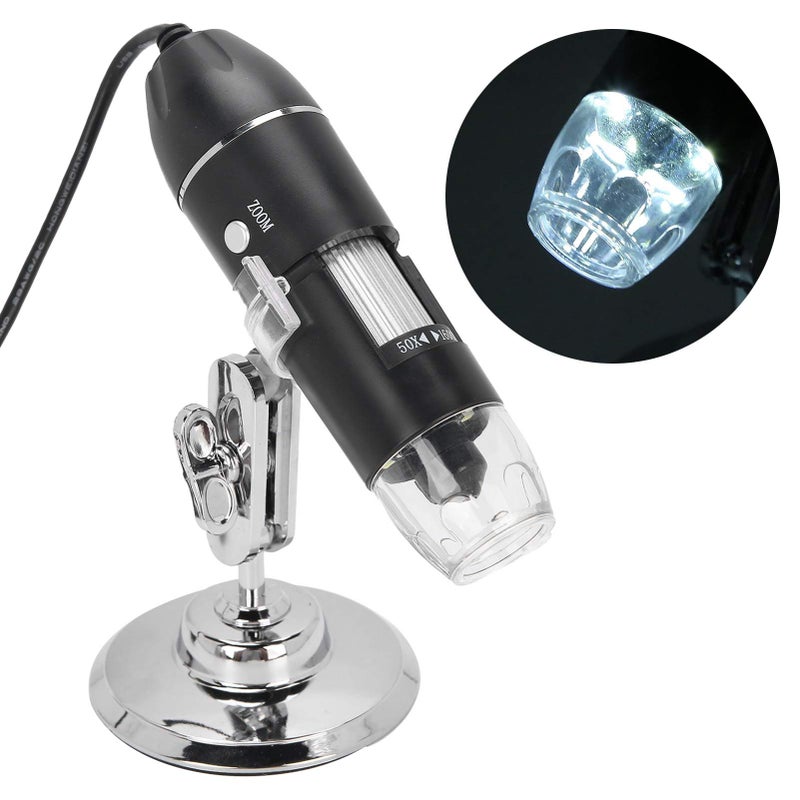Bewinner 1600X USB مجهر رقمي 8 LED مجهر إلكتروني محمول لفحص PCB والمجوهرات - Image 5