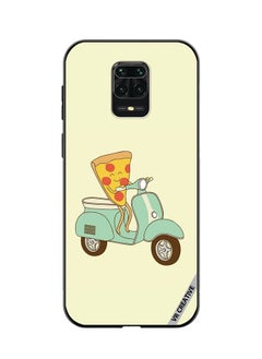 VR CREATIVE Protective Case Cover For Xiaomi Mi Note 10 Lite 5G Pizza Riding Scooter Design Multicolour  - Image 1