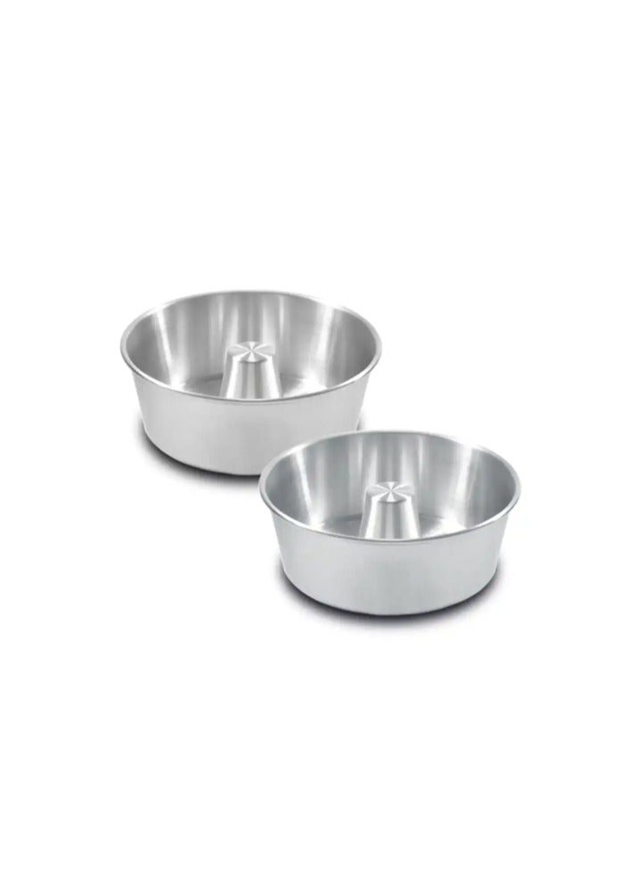 Ayda Aluminium Chiffon Cake Mold Pudding Tray 25cm  - Image 3