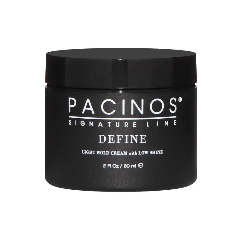 Pacinos Define Signature Light Hold Hair Cream  Firm Hold Water Soluble Styling Cream 2 oz