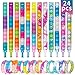 Genuvi Pop Bracelets Fidget Toys Bulk Its 24 Pack Party Favors for Kids Pop Fidget Bracelet It Fidget Toy Fidgets for Classroom Prizes End of Year Student Gifts from Teacher Birthday Goodie Bag Stuffers - Image 2