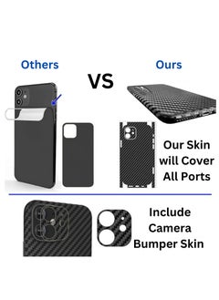 iPhone 11 Pro 1 Piece Carbon Fiber Skin Wrap and 2 Piece 10H Screen Protectors - pzsku/Z833DD4299ED1D61E23B1Z/45/_/1737393573/174a7457-13aa-4151-9e9f-6cd2f2ab8fb4