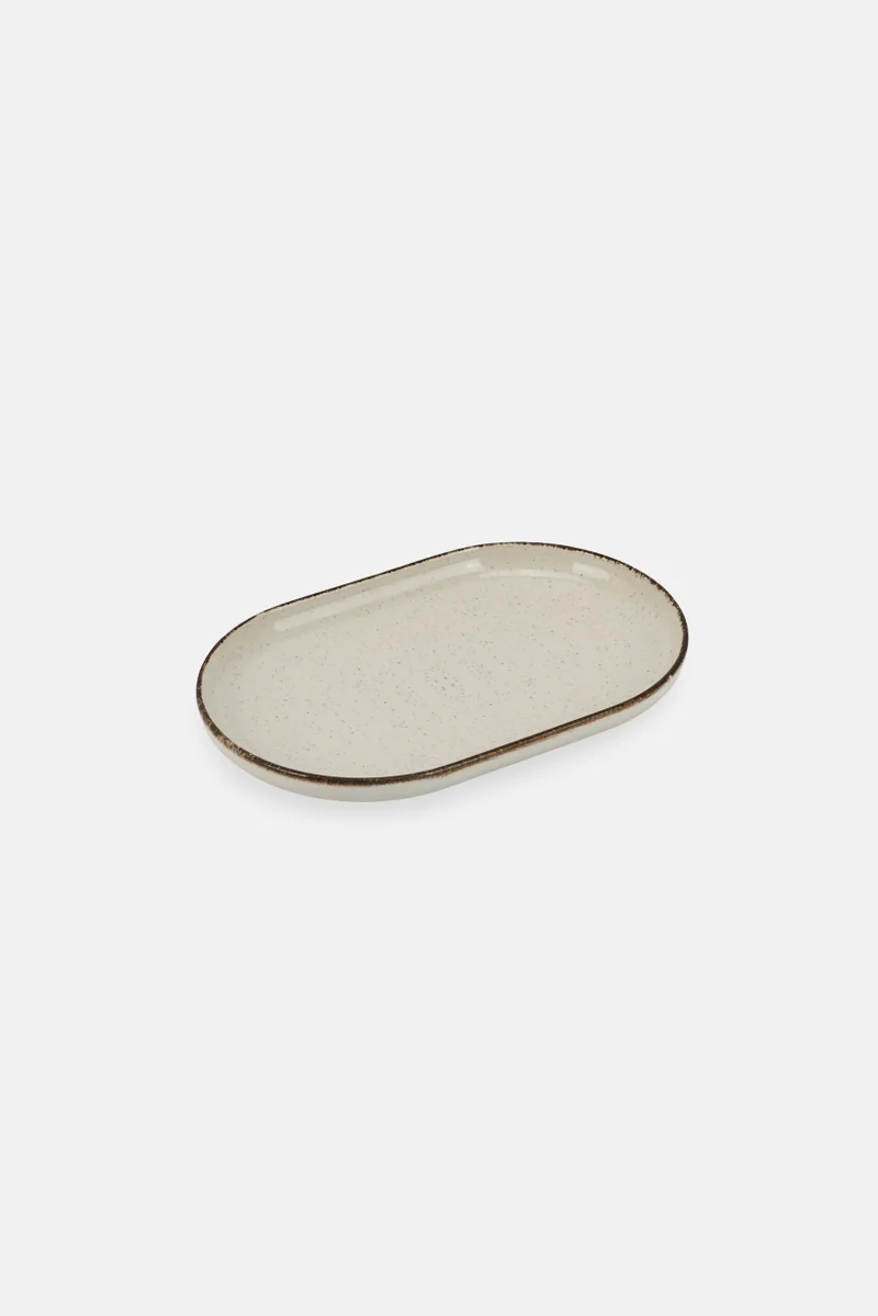موي موتشو Small Oval Shape Plate, Grey