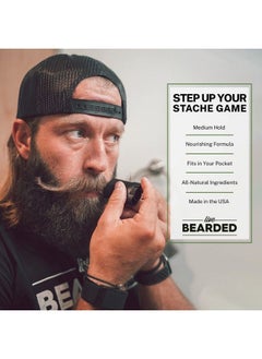Live Bearded : Mustache Wax Canyon 0.35 Oz Medium Hold Allnatural Ingredients With Beeswax Lanolin Jojoba Oil And Essential Oils For Fragrance Made In The Usa  - Image 5