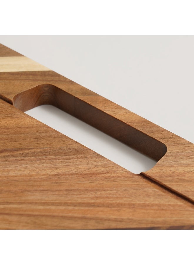 ALBERTO Rectangular Carbonized Bamboo Cutting Board 50*30*2Cm, Brown - Image 4