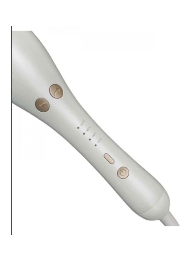 JOY Ceramic Rotating Hair Curler White - Image 3