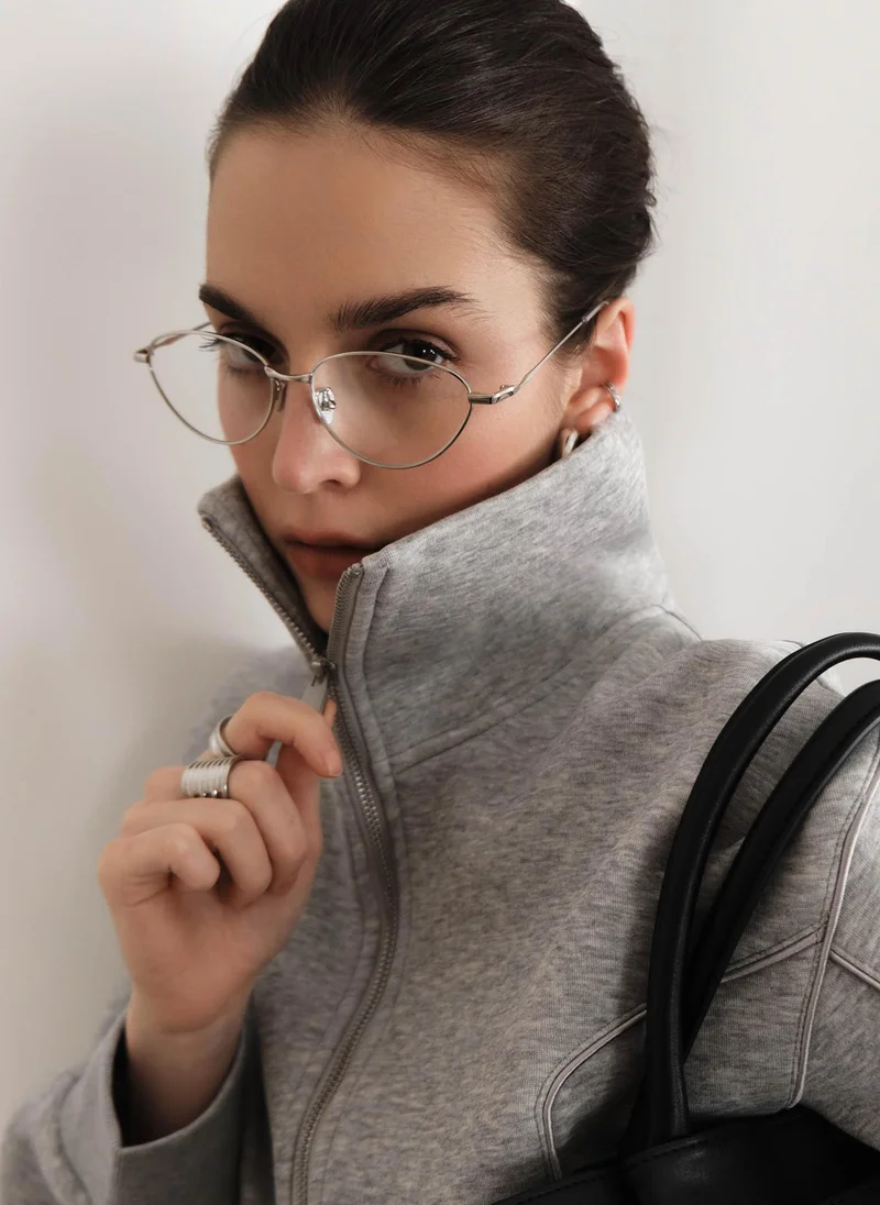 Decorative metal-framed sunglasses