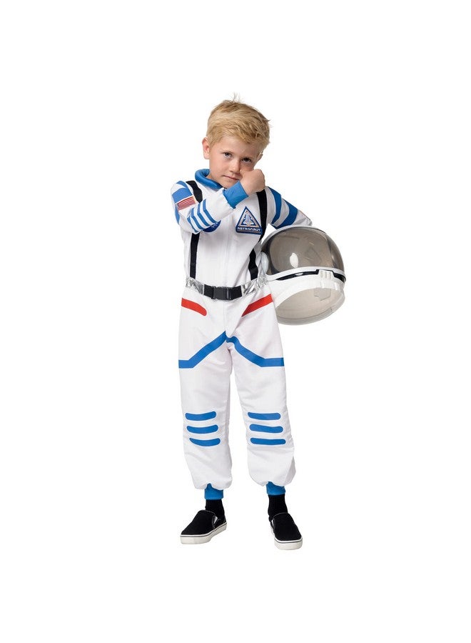Spooktacular Creations Spooktacular Creations Halloween Child Unisex Astronaut Costume, White BluePilot Jumpsuit with Helmet for Kids Halloween Cosplay, Party Favors (Medium, 8-10 yrs) - Image 3