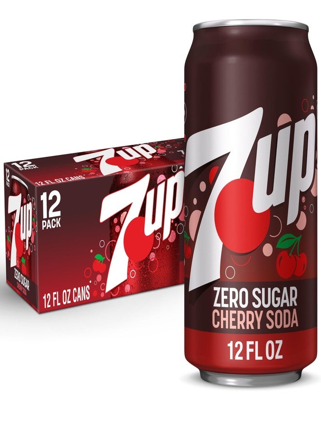 سفن أب مشروب 7-UP بنكهة الكرز، 12 أونصة سائلة - Image 1