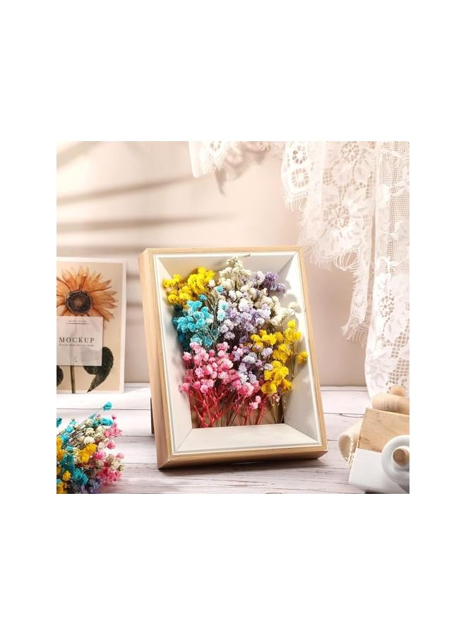 The Bros زهور نفس الطفل المجففة الصغيرة، 60 قطعة من زهور نفس الطفل المجففة زهور عاجية زهور مجففة للزهريات حفلات الزفاف المنزل المكتب الحفلات الحديقة صنع بطاقات الديكور إكليل الحرف الزهرية فن DIY - Image 3