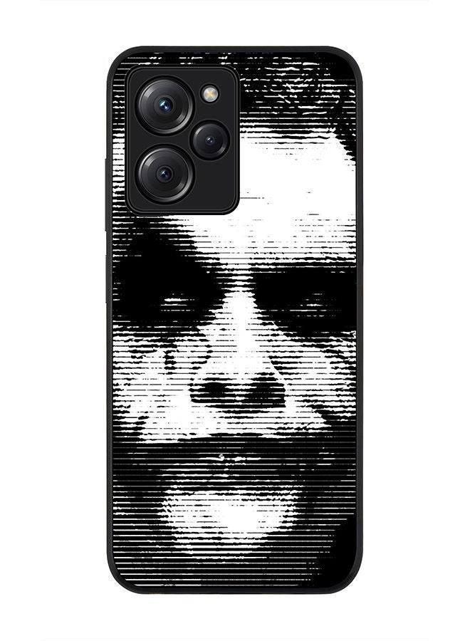 Stylizedd حافظة حواف سوداء متينة لهاتف Poco X5 Pro، حافظة مرنة رقيقة بحواف مطاطية مضادة للسقوط - جوكر - Image 1