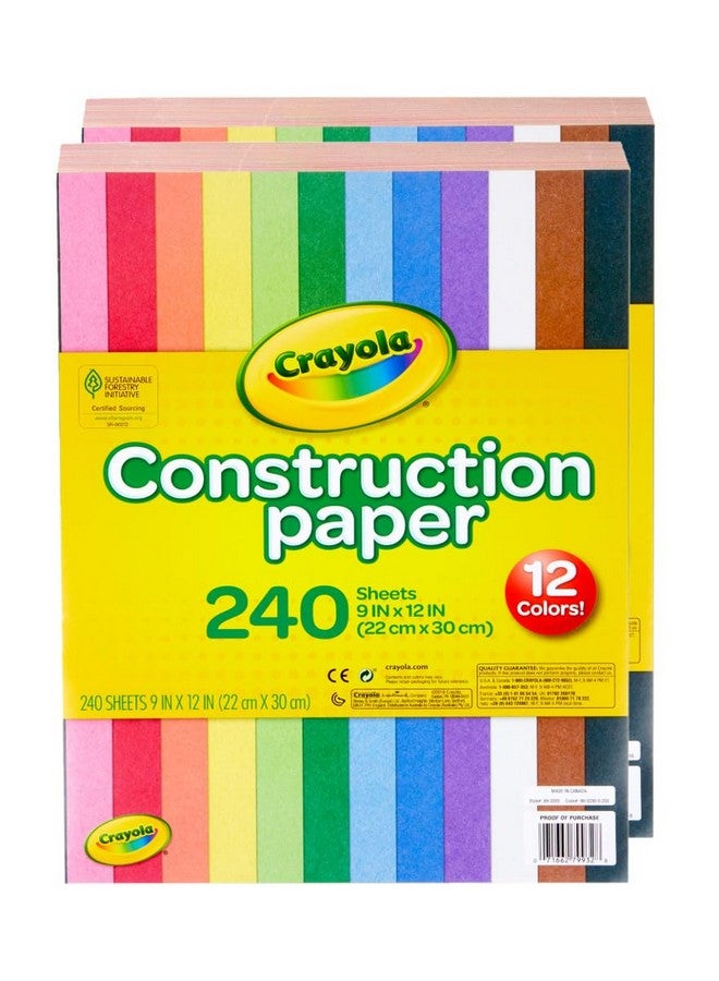 Crayola Construction Paper - 480ct (2pck), Bulk School Supplies For Kids, Teacher Classroom Must Have, Art Paper, Arts & Crafts - Image 3