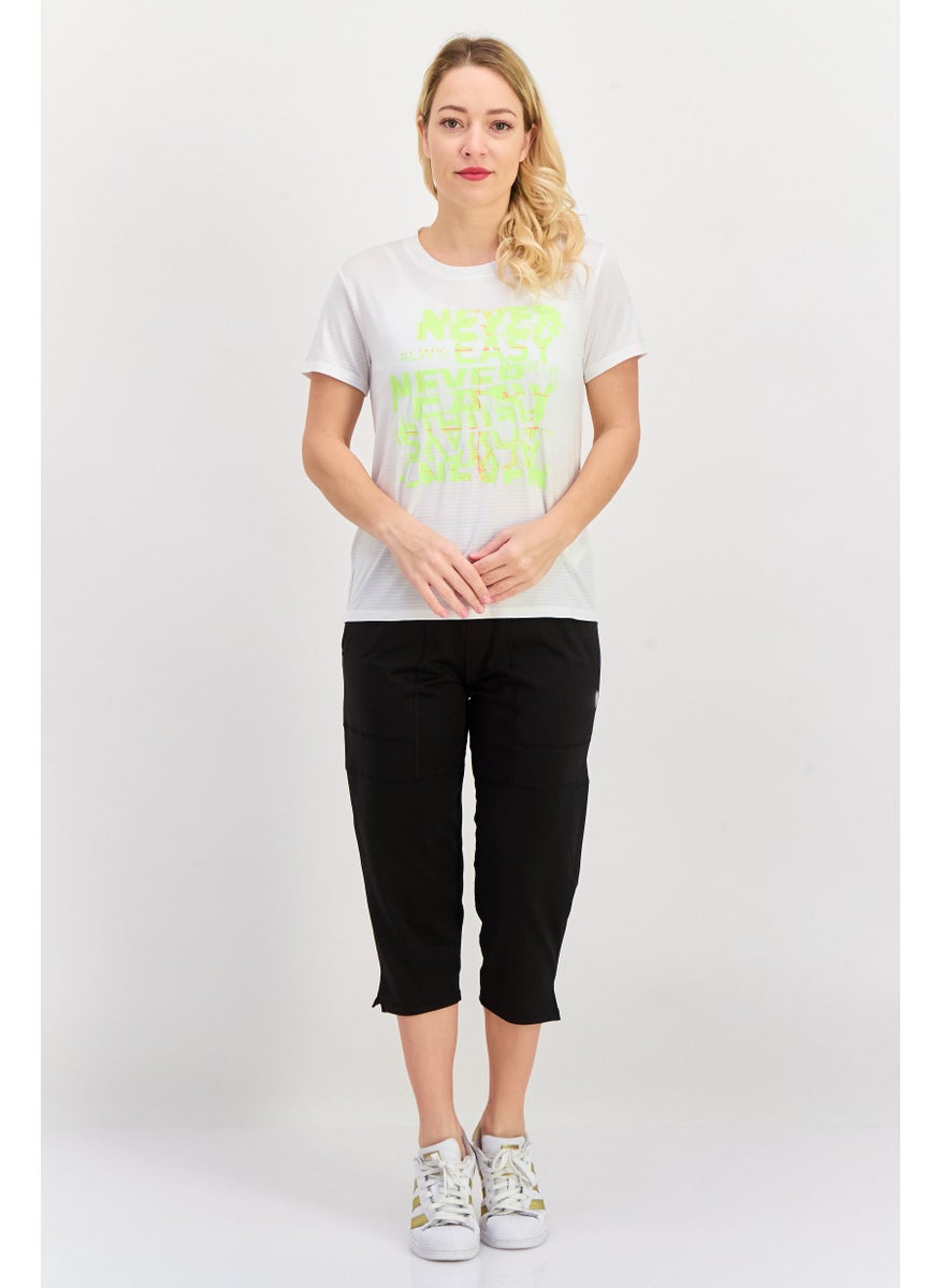 PUMA Women Sportswear Fit Short Sleeve Training T-Shirt, White  - Image 4