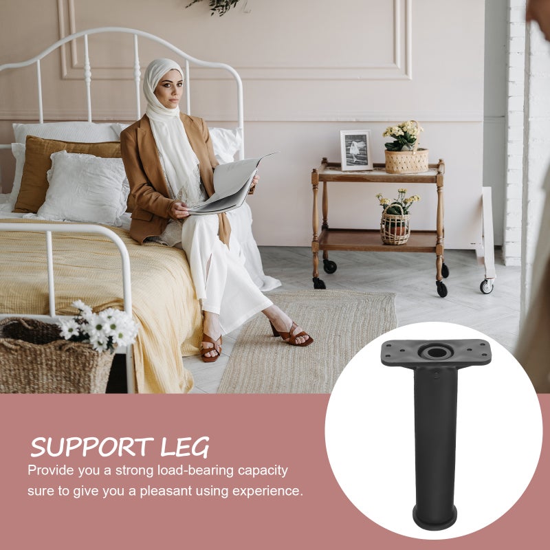 4Pcs Bed Frame Legs Adjustable Height Center Support Leg Bed Center Support Leg - Image 5