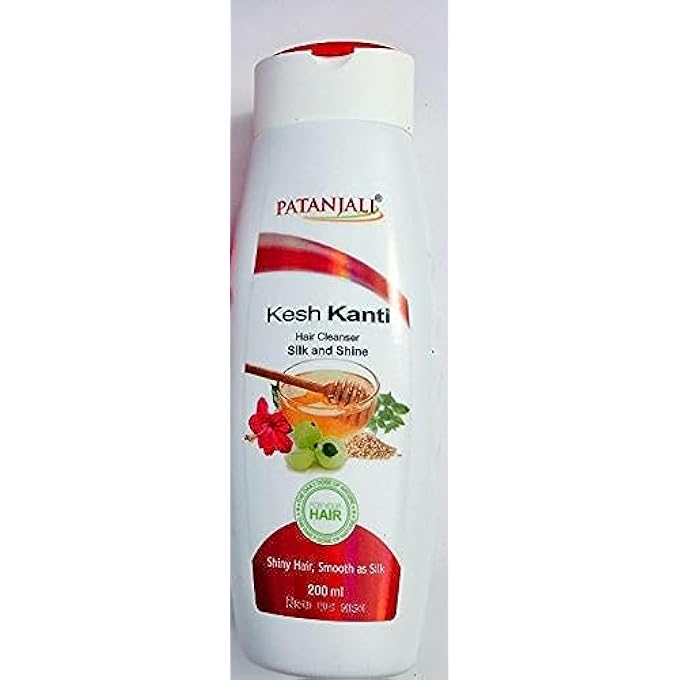 PATANJALI PACK OF 2 - KESH KANTI HAIR CLEANSER SILK AND SHINE - 200ML
