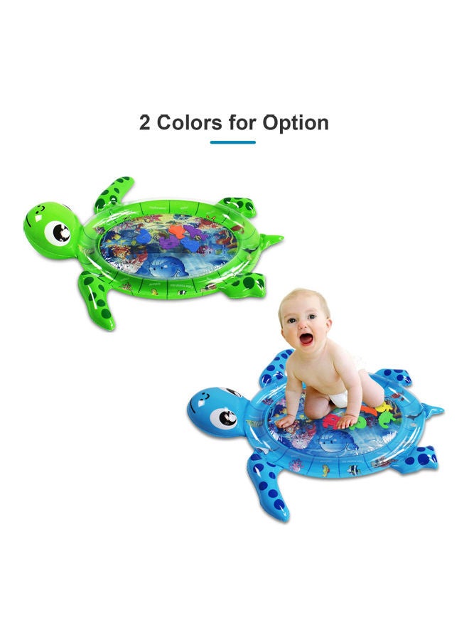 NIBEMINENT Inflatable Turtle Shape Baby Water Play Mat - Image 3