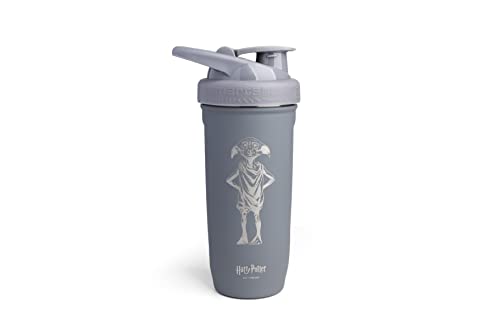 SmartShake Smart Shake Reforce Stainless Steel Harry Potter Dobby Shaker Bottle 900 ML 30oz Light Weight Resistance Sports Shaker Bottle with a Soft Lid Leakproof BPA Free DEHP Free - Image 1