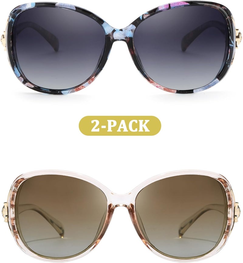 FIMILU Sunglasses for Women Trendy Polarized Sunglasses Oversized Big Sun Glasses Ladies Shades UV Protection | Fits Over Glasses ≤5.4"x1.65". Side Shields Block Sun & Wind. Weighs Only 1.1 oz—Light enough for All-day Comfortable Driving - Image 4