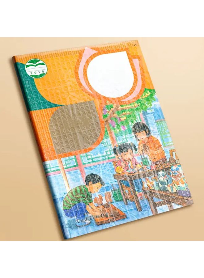 Thickened Clear Self Adhesive Book Cover L Size A4 With Grid Pattern - Image 4