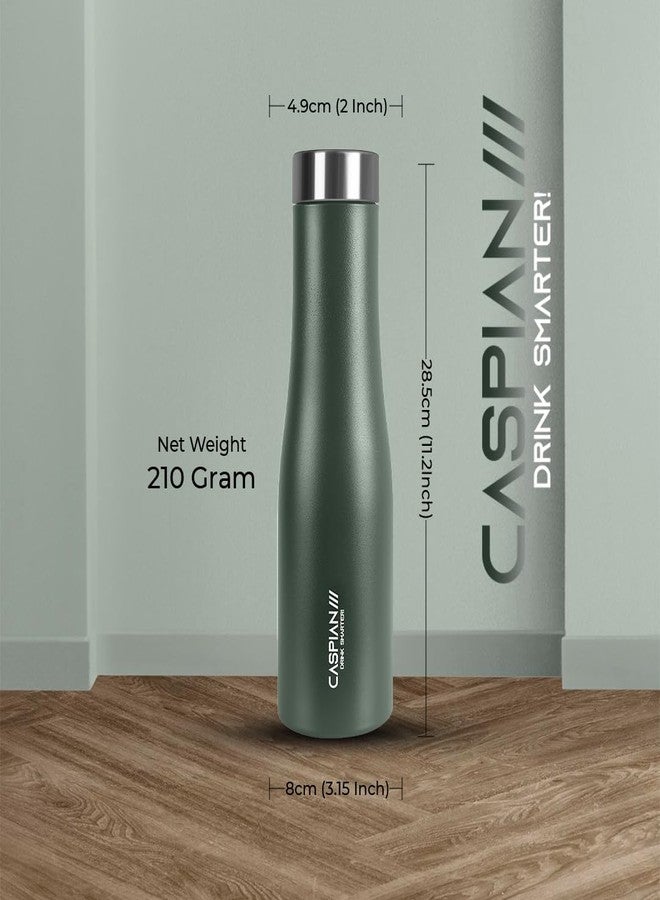 CASPIAN /// Aqua ISI Certified Stainless Steel Water Bottle 1ltr.(Multicolor, 1 Litre, Set of 3)|Leak Proof Thunder for Fridge Home Office Travel School Kids Boys Girls Adults Sports Gym Yoga|BPA Free - Image 2
