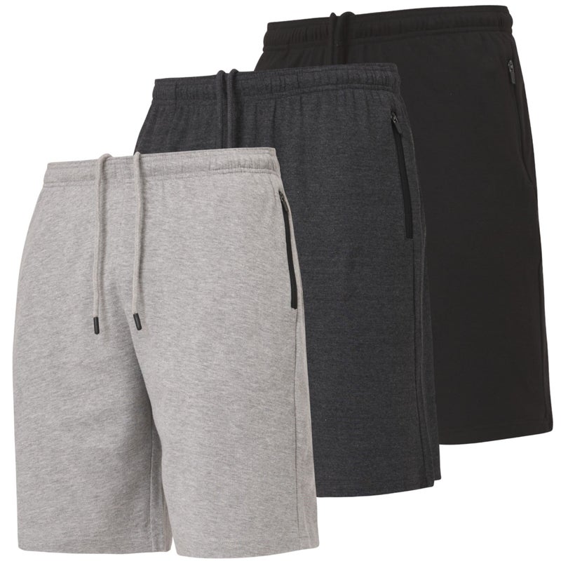 Ultra Performance 3 Pack Mens Shorts Casual Men's Athletic Short Workout Gym Shorts for Men with Zipper Pockets, Small - 5X - Image 1