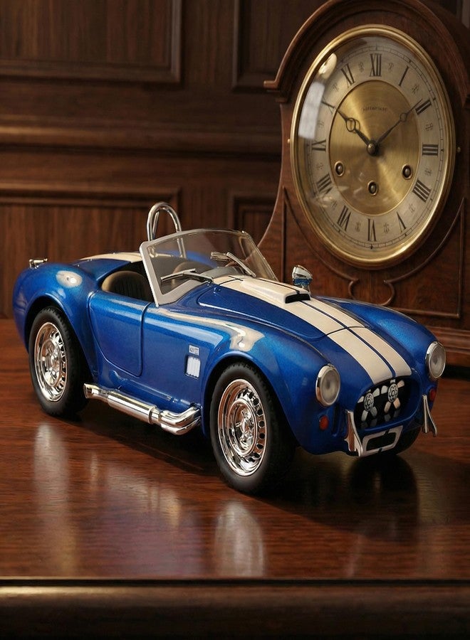 RZAPE Toy Car Models 1/24 Diecast Cars 427S/C Metal Model Cars Carros De Coleccion,Model Car Kits for Adults and Kids,Pull Back Car with Lights and Sounds,Toy Cars for Boys Age 3-12（Blue） - Image 5