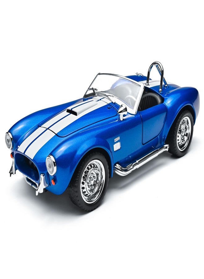 RZAPE Toy Car Models 1/24 Diecast Cars 427S/C Metal Model Cars Carros De Coleccion,Model Car Kits for Adults and Kids,Pull Back Car with Lights and Sounds,Toy Cars for Boys Age 3-12（Blue） - Image 1