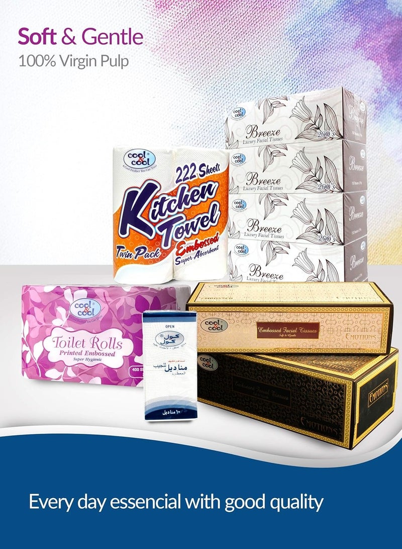 Cool & Cool Cool & Cool Mini Pocket Tissues 10's - Your On-the-Go Comfort Companion for Staying Fresh Anywhere  - Image 4