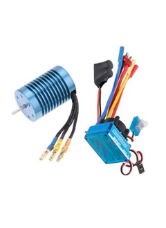 3650 4370Kv 4P Sensorless Brushless Motor 45A Brushless Esc（Electric Speed Controller） 1/10 Rc Offroad Car