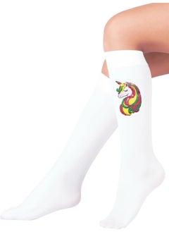 DayMod Sparkling Kids Knee High Socks White 
