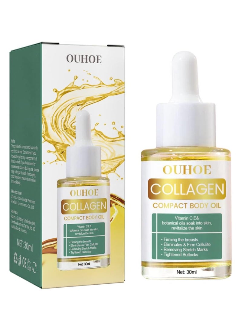 OUHOE جمال - زيت الجسم المعزز للكولاجين للنساء، زيت الجسم المرفع للكولاجين، زيت الجسم المرفع للكولاجين، كولاجين الجمال للنساء - Image 1