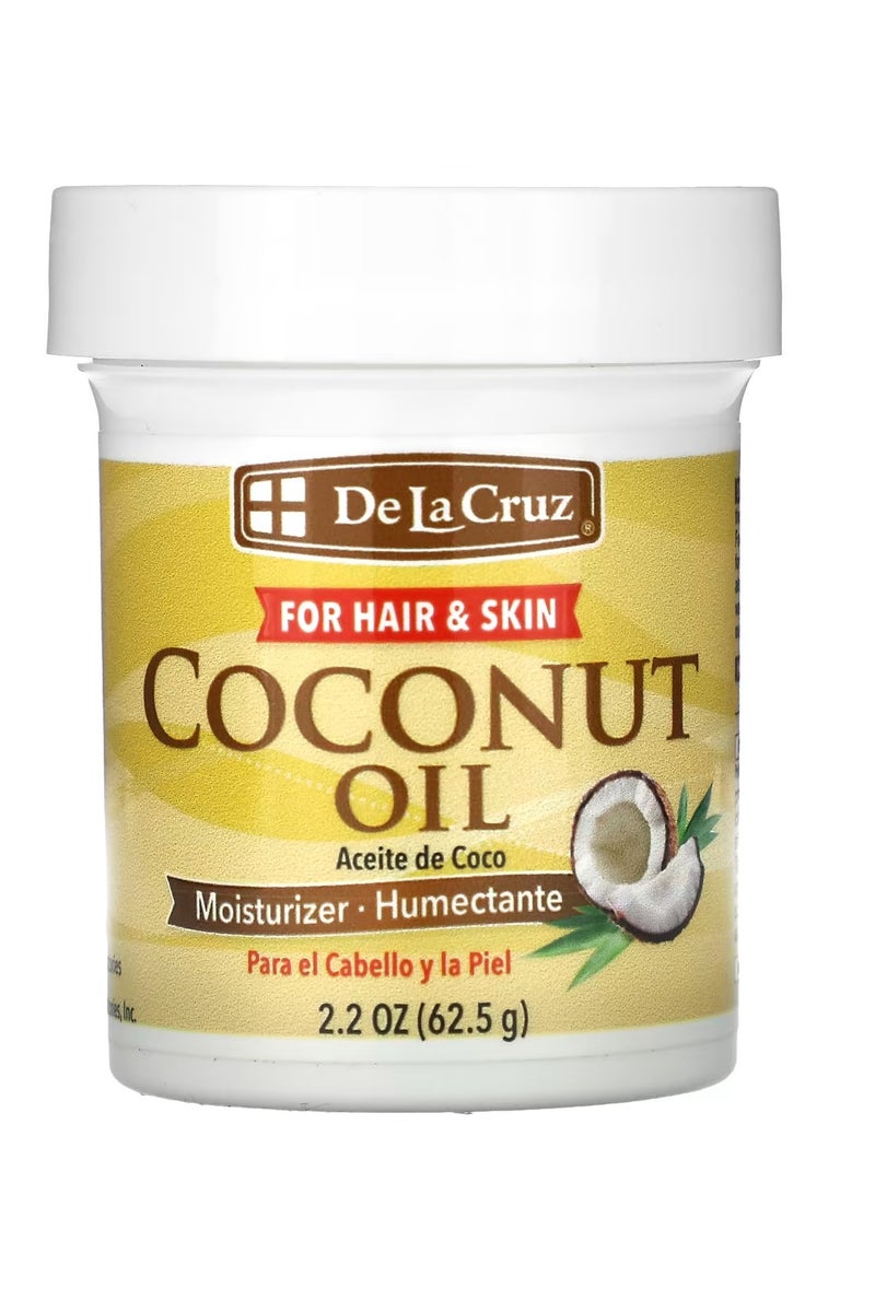 دي لا كروز زيت جوز الهند، مرطب، 2.2 أونصة (62.5 جم)