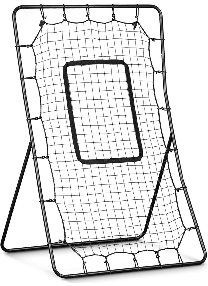 GoSports GoSports 5 x 3 ft Baseball  Softball Pitching and Fielding Rebounder  Pitch Back Net with Strike Zone  - Image 1