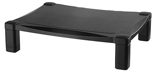 Kantek Single-Level Monitor Stand, 17" X 13.25" X 3" To 6.5", Black, Supports 50 Lbs - Image 5