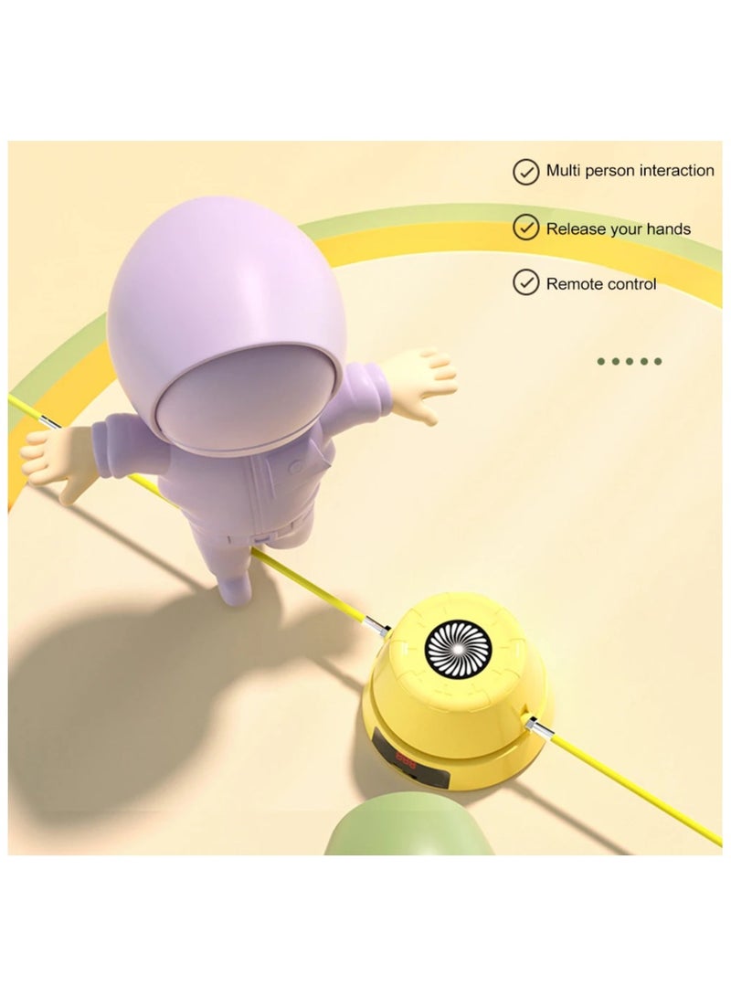 ارواق آلة حبل القفز الكهربائية مع جهاز تحكم عن بعد وعداد رقمي وحبل قفز ذكي أوتوماتيكي للأطفال والكبار وتدريب اللياقة البدنية - Image 2