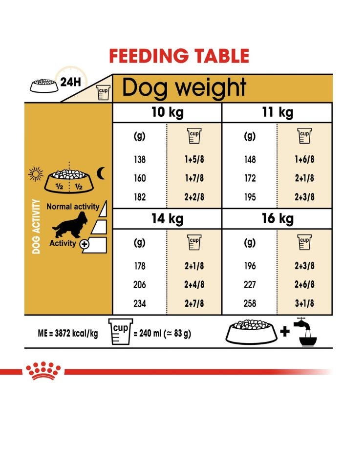 ROYAL CANIN Breed Health Nutrition Cocker Adult 3 KG - Image 3