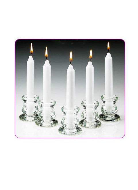 White Candle 2.2x24Cm.4Pcs Set 75G
