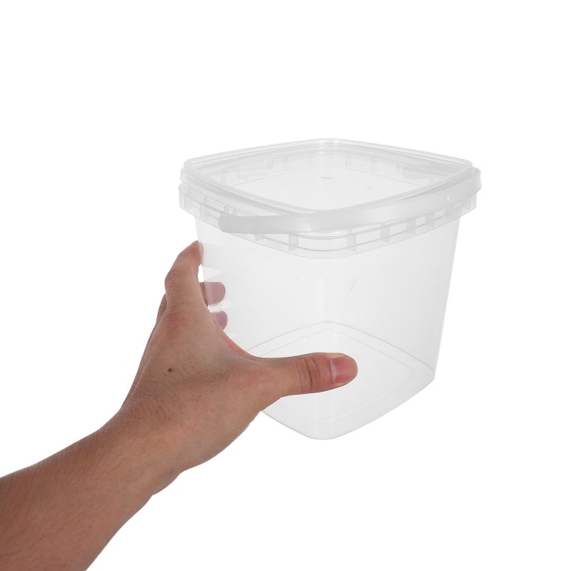 Paint Can 0.5 Gallon Bucket with Lid Handle Empty Ice Buckets 2L Water Bucket Paint Pail Storage Container for Party Favors DIY Crafts - Image 3