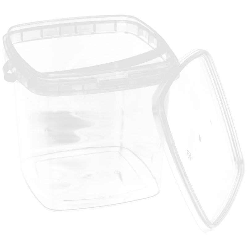 Paint Can 0.5 Gallon Bucket with Lid Handle Empty Ice Buckets 2L Water Bucket Paint Pail Storage Container for Party Favors DIY Crafts - Image 1