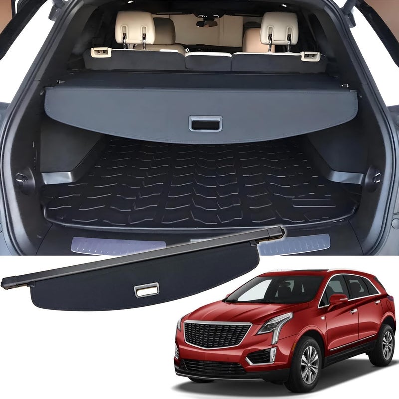 Vesul Tonneau Cover for Cadillac XT5 2017-2019 - Black Cargo Cover - Image 1