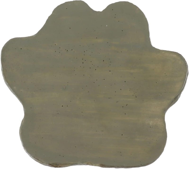 HEEPDD Dog Pawprint Memorial Stone, Outdoor Grave Marker for Pets, Weatherproof Pet Monument for Garden, Lawn and Patio Use (Mossy Green) - Image 4