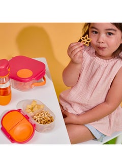 b.box Snack Box (2-Pack) For Kids & Toddlers: 2 Compartment Snack Containers, Mini Bento Box, Lunch Box. Leak Proof, Bpa Free, Dishwasher Safe. Ages 4 Months+ (S'Shake + Lilac Pop, 12Oz Capacity)  - Image 4