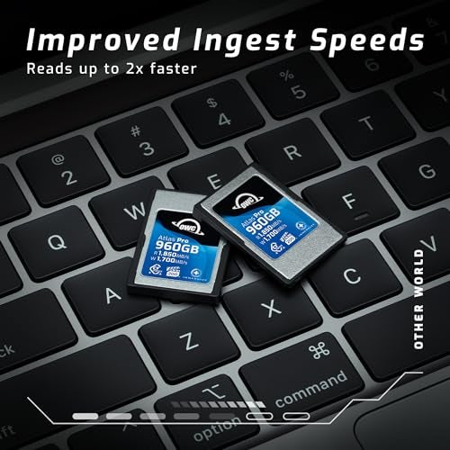 OWC 960GB Atlas Pro High Performance Cfexpress 4.0 Type A Memory Card Professional Grade, up to 1850MB/s Read and 1700MB/s Write Speed - Image 4